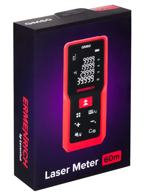 resim Ermenrich Reel PRO GM60 Lazer Metre,  7