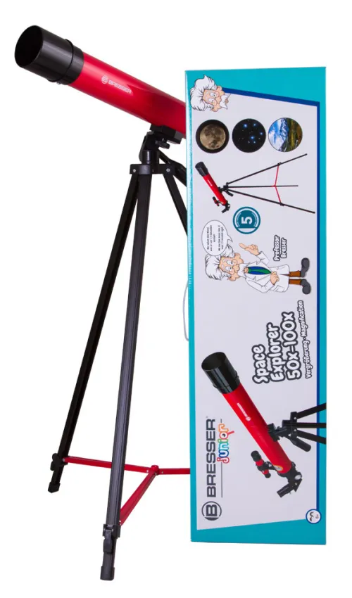 resim Bresser Junior Space Explorer 45/600 AZ Telescope,  10