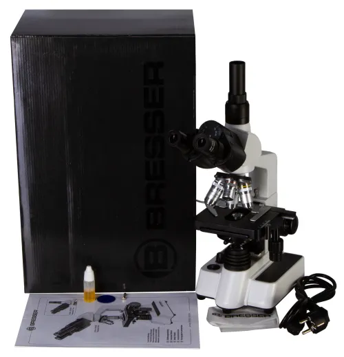 foto Bresser Researcher Trino 40–1000x Microscope,  2