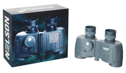 resim Levenhuk Nelson 8x30 Artıkıllı ve Pusulalı Binoküler Dürbün,  3