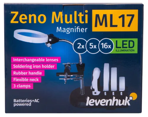 foto Levenhuk Zeno Multi ML17 Siyah Büyüteç,  13