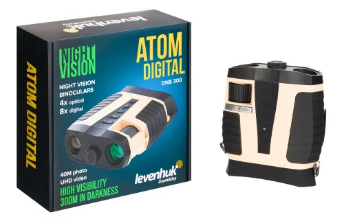 resim Levenhuk Atom Digital DNB300 Gece Görüş Dürbünleri,  3