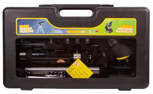 fotoğraf Bresser National Geographic Set: 50/360 AZ Telescope and 40x–640x Microscope,  2