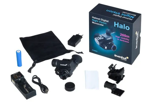resim Levenhuk Halo NVM20 Helmet Dijital Gece Görüş Monoküler,  2