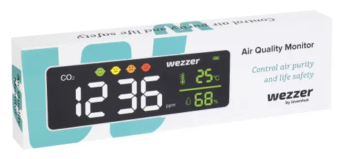 görüntü Levenhuk Wezzer Air MC50 Hava Kalitesi Monitörü,  8