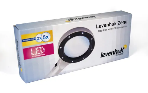 görüntü Levenhuk Zeno 400 LED Büyüteç, 2/4x, 88/21 mm, Metal,  2