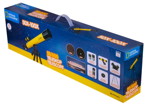 resim Bresser National Geographic 50/600 AZ Telescope with Mount,  11