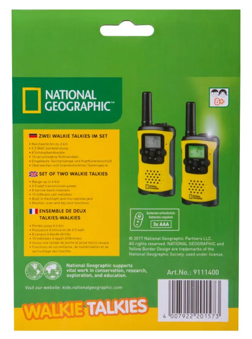 foto Bresser National Geographic FM Walkie Talkie Set,  12
