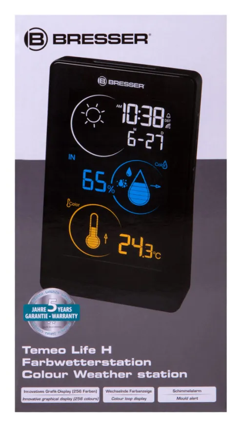 resim Bresser Temeo Life H Weather Station with Color Display, black,  11