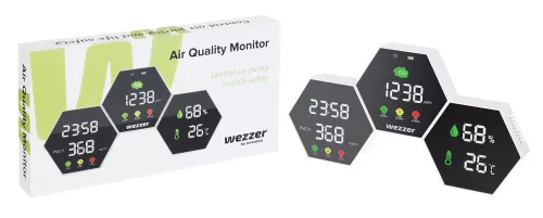 foto Levenhuk Wezzer Air PRO DM50 Hava Kalitesi Monitörü,  3