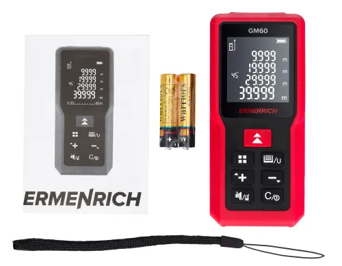 resim Ermenrich Reel PRO GM60 Lazer Metre,  2