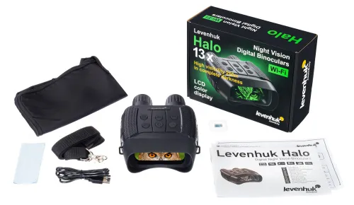 görüntü Levenhuk Halo 13X Dijital Gece Görüşlü Binoküler Dürbün,  2