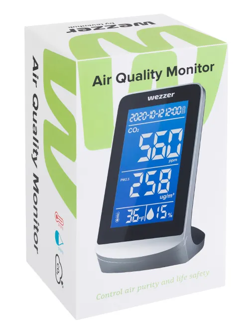 foto Levenhuk Wezzer Air PRO DM40 Hava Kalitesi Monitörü,  7