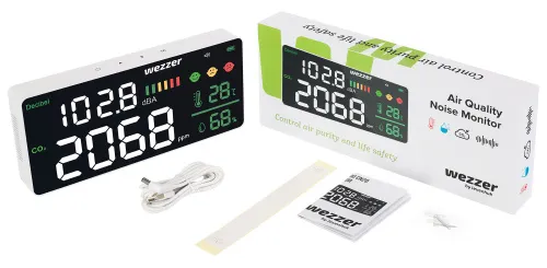 görüntü Levenhuk Wezzer Air PRO CN20 Hava Kalitesi Kirlilik Monitörü,  2
