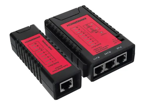 görüntü Ermenrich NetGeeks NP10 Kablo ve PoE Test Cihazı,  5