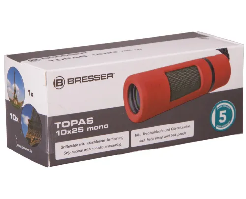 resim Bresser Topas 10x25 Monocular,  8