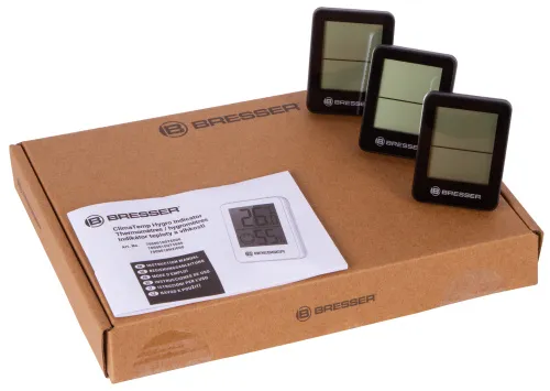 görüntü Bresser Temeo Hygro Indicator 3-unit Set, black,  6