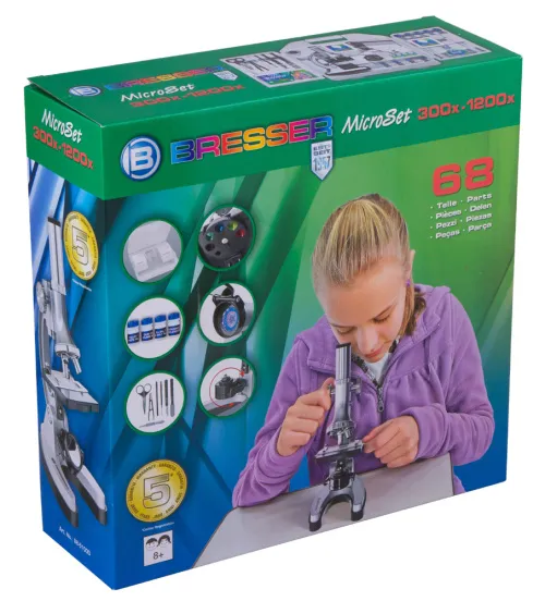 resim Bresser Junior Biotar 300–1200x Microscope, with case,  11