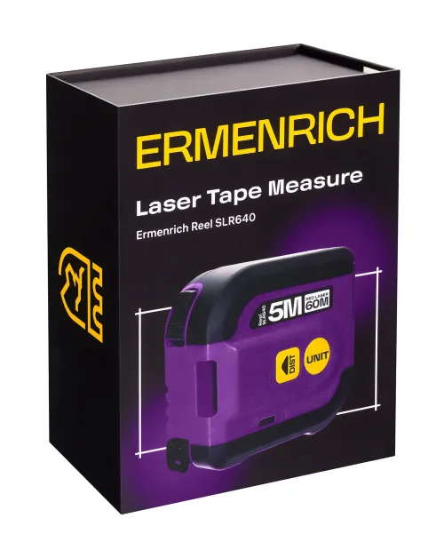 resim Ermenrich Reel SLR640 Lazer Şerit Metre,  7