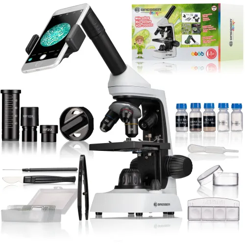 foto Bresser Junior Microscope with Magnification 40x-2000x,  2