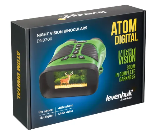 fotoğraf Levenhuk Atom Digital DNB200 Gece Görüşlü Binoküler Dürbün,  11