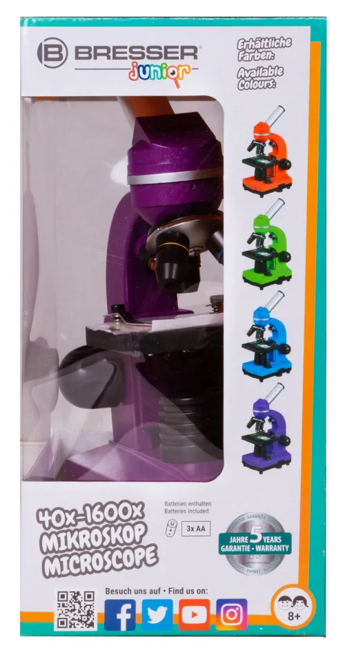 resim Bresser Junior Biolux SEL 40–1600x Microscope,  13