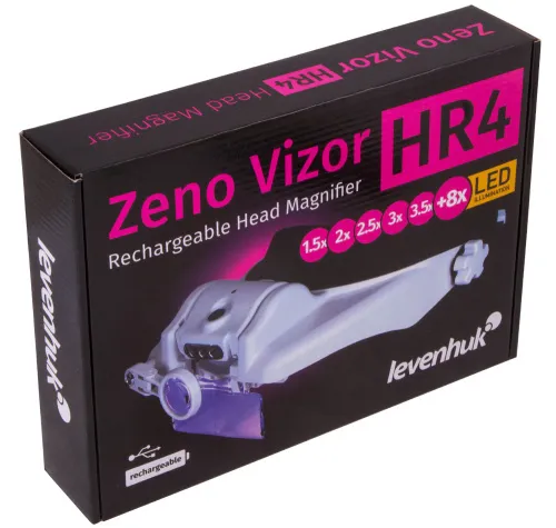görüntü Levenhuk Zeno Vizor HR4 Şarjlı Baş Büyüteci,  11