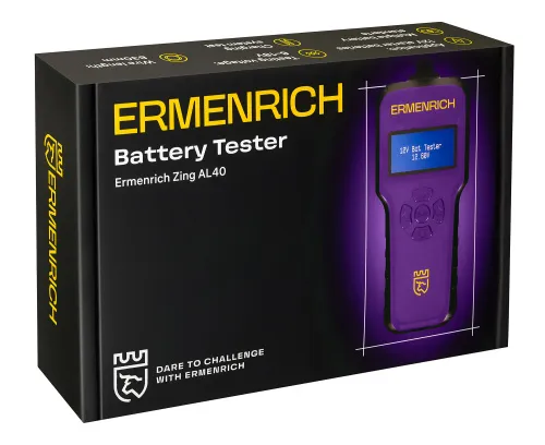 resim Ermenrich Zing AL40 Akü Test Cihazı,  6