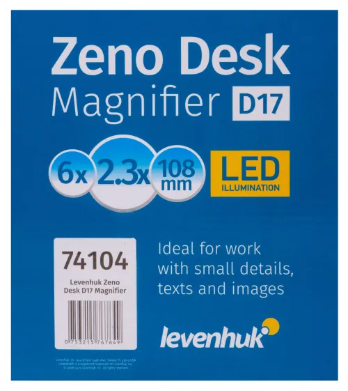 resim Levenhuk Zeno Desk D17 Büyüteç,  13