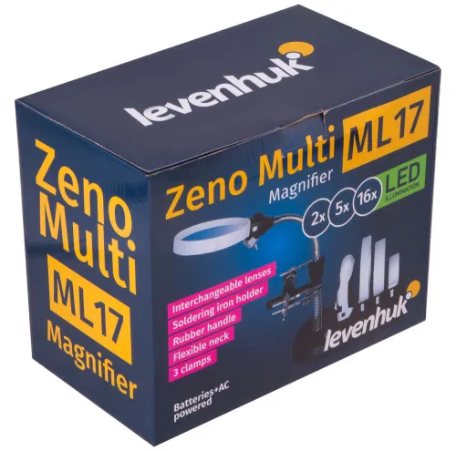 foto Levenhuk Zeno Multi ML17 Siyah Büyüteç,  12
