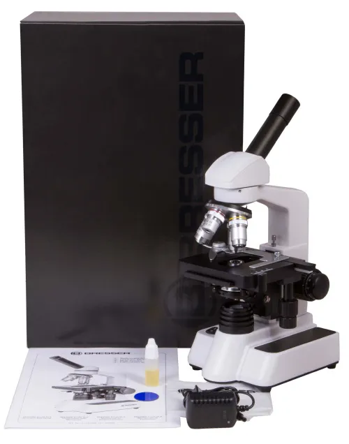 foto Bresser Erudit DLX 40–1000x Microscope,  2