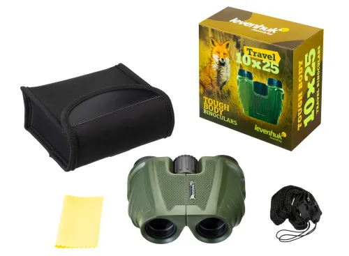 görüntü Levenhuk Travel 10x25 Binoküler Dürbün,  4