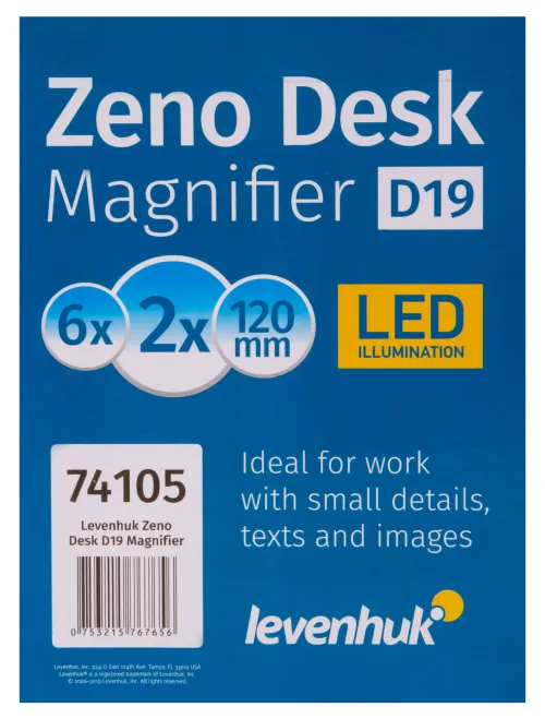 fotoğraf Levenhuk Zeno Desk D19 Büyüteç,  13