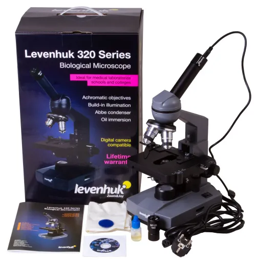 görüntü Levenhuk D320L BASE 3M Dijital Monoküler Mikroskop,  2