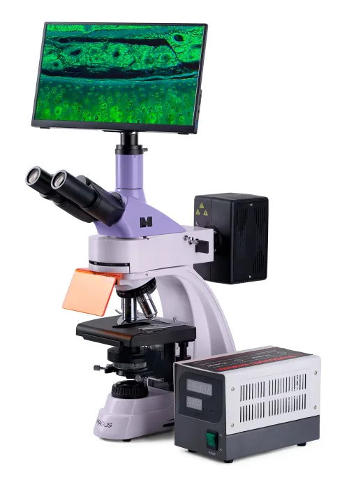 fotoğraf MAGUS Lum D400 LCD Floresan Dijital Mikroskop,  3