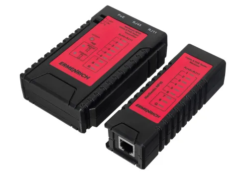 görüntü Ermenrich NetGeeks NP10 Kablo ve PoE Test Cihazı,  6