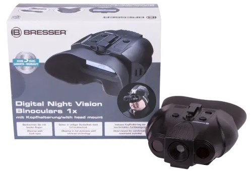 görüntü Bresser 1–2x Digital Night Vision Binoculars, with Head Mount,  13