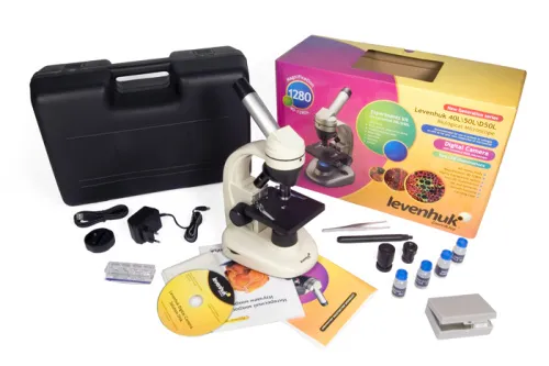 resim Levenhuk D50L NG Dijital Mikroskop,  2