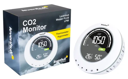 görüntü Levenhuk Wezzer PLUS LP90 CO₂ Monitörü,  2