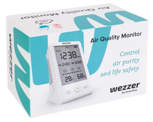 fotoğraf Levenhuk Wezzer Air MC10 Hava Kalitesi Monitörü,  7