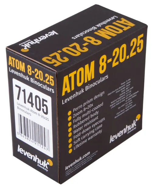 görüntü Levenhuk Atom 8–20x25 Binoküler Dürbün ,  11