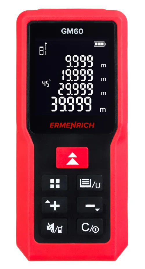 resim Ermenrich Reel PRO GM60 Lazer Metre,  3