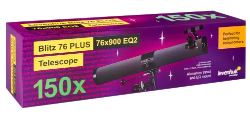 fotoğraf Levenhuk Blitz 76 PLUS Teleskop,  12