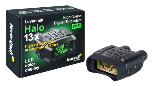 görüntü Levenhuk Halo 13X Dijital Gece Görüşlü Binoküler Dürbün,  3