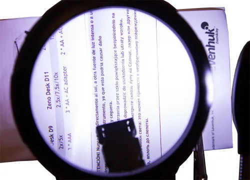 foto Levenhuk Zeno Desk D11 Büyüteç,  15