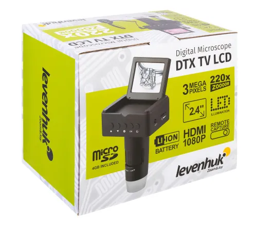 resim Levenhuk DTX TV LCD Dijital Mikroskop,  11