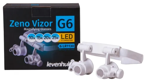 resim Levenhuk Zeno Vizor G6 Büyüteçli Gözlükler,  10