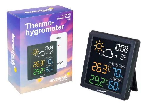 görüntü Levenhuk Wezzer BASE L80 Termo Higrometre,  2