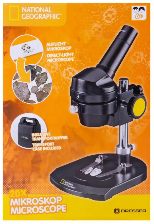 foto Bresser National Geographic 20x Microscope, monocular,  14