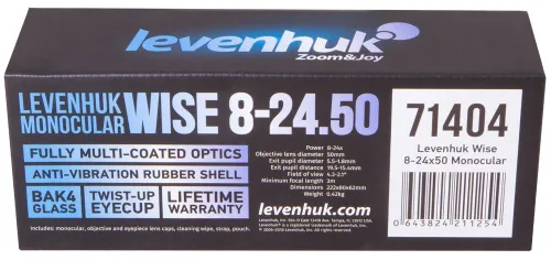 resim Levenhuk Wise 8–24x50 Monoküler,  10